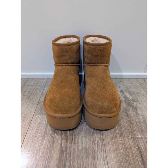 Ugg Classic Mini platform bootsWomen 7 chestnut - Picture 3 of 8